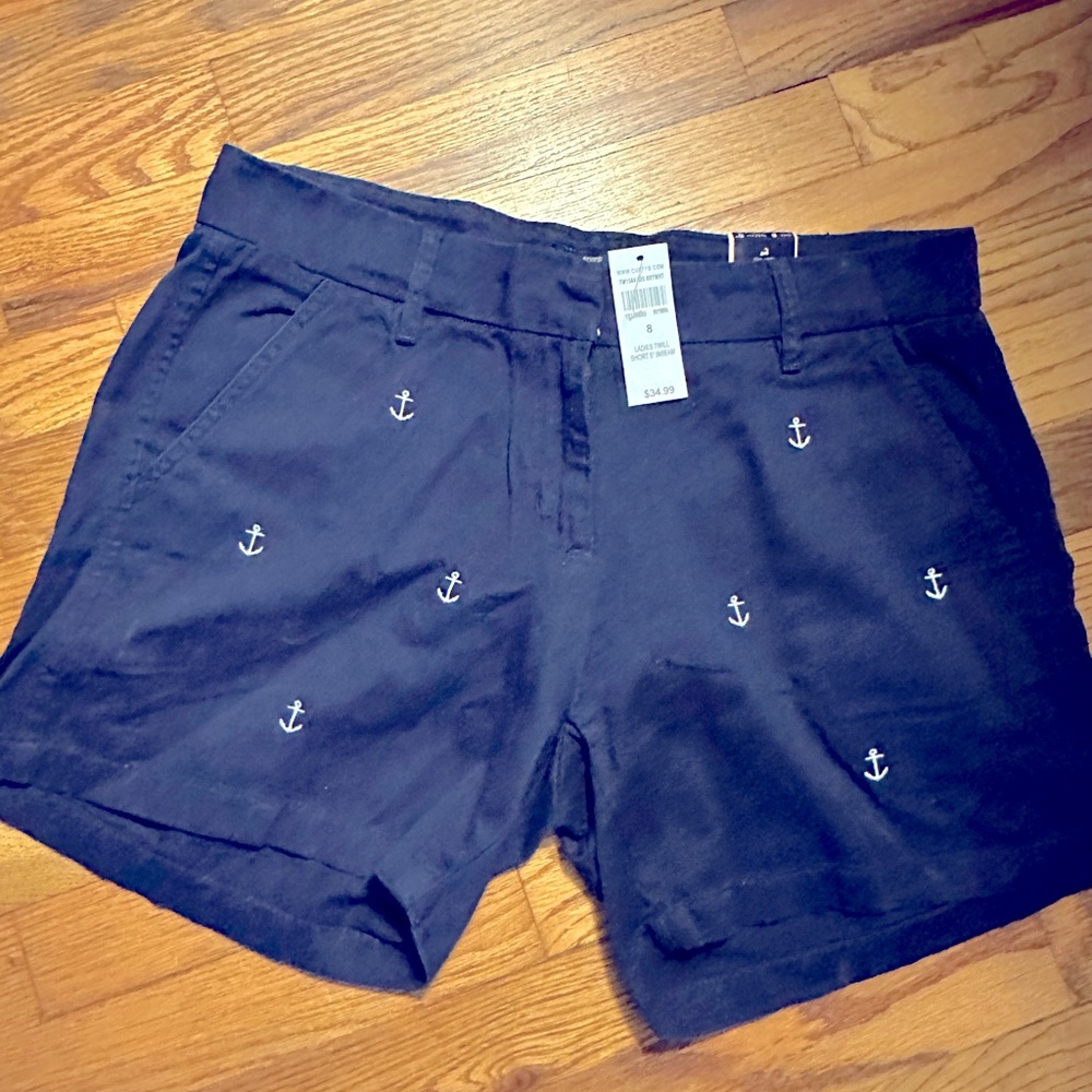Nautical shorts anchors, great free yacht rock Cuffy’s of Cape Cod chinos style